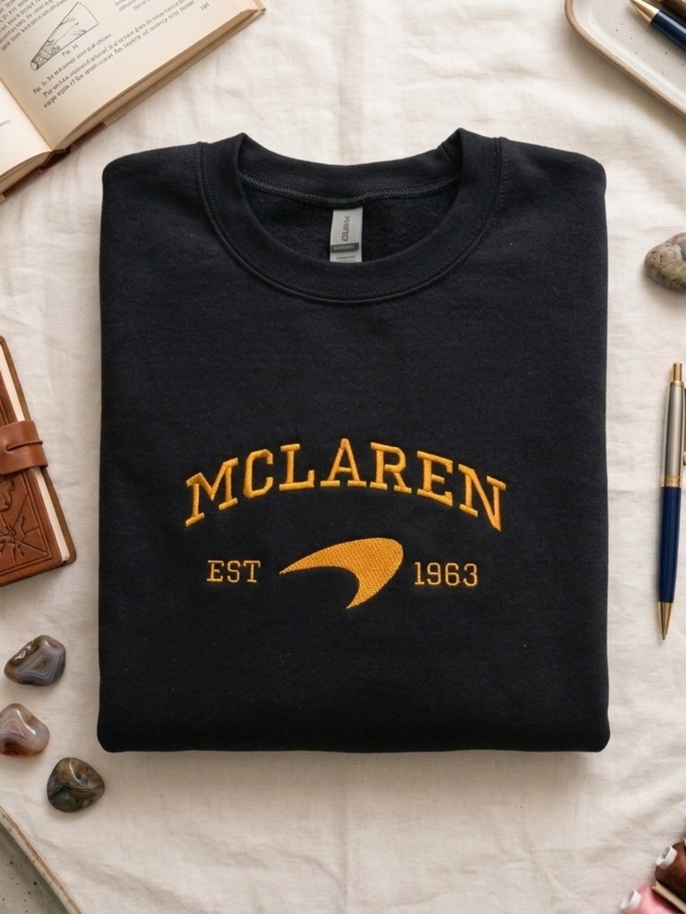 Mclaren F1 Sweater - Embroidered
